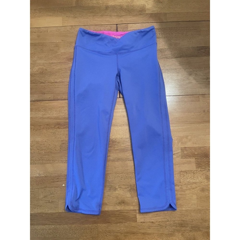 Lilly Pulitzer Luxletic UPF 50 Weekender Women S Crop Legging Purple‎ Stretch